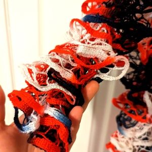 Handmade Patriotic Scarf 🇺🇲